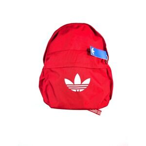 Adidas Adicolor Classic Unisex Backpack, 18.7L Laptop Storage Scarlet JX0215 NWT